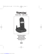 Topcom BABY VIEWER 2500 Operating Manual