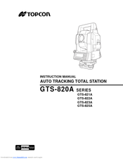 Topcon GTS-822A Instruction Manual
