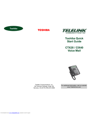 Toshiba Strata Ctx28 Manuals Manualslib