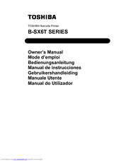 Toshiba B-SX6T Series Owner's Manual
