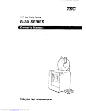 TEC TEC B-30 Series Owner's Manual