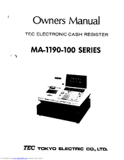 TEC MA-1190-100 SERIES Owner's Manual