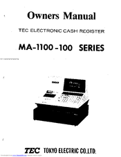Tec TEC MA-1100-100 SERIES Owner's Manual