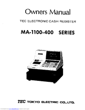 TEC TEC MA-1100-400 SERIES Owner's Manual
