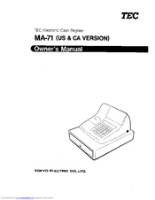TEC TEC MA-71 Owner's Manual