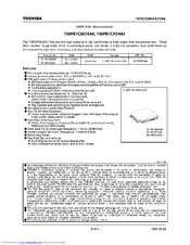 Toshiba TMP87CP24AF Hardware User Manual