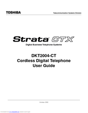 Toshiba STRATA CTX DKT2004-CT User Manual