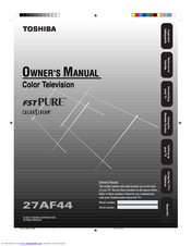 Toshiba 27AF44 Owner's Manual