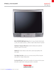 Toshiba 32D47 Specifications