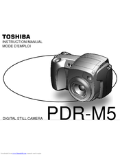 Toshiba PDR-M5 Instruction Manual