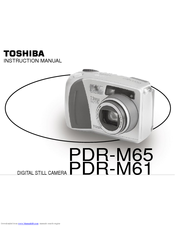 Toshiba PDR-M61 Instruction Manual