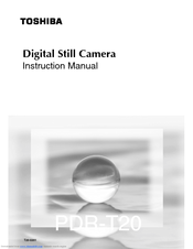 Toshiba PDR-T20 Instruction Manual