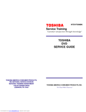 Toshiba NTDVT006BK Service Manual