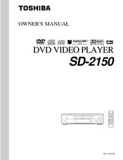 Toshiba SD-2150 Owner's Manual