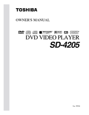 Toshiba SD-4205 Owner's Manual