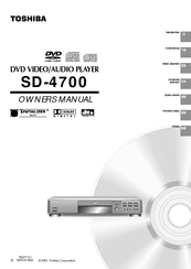 Toshiba SD-4700N Owner's Manual