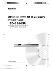 Toshiba SD-5980 Owner's Manual