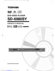 Toshiba SD-6980SY Owner's Manual