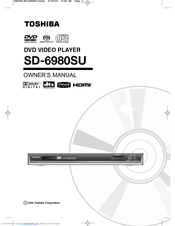 Toshiba SD-6980 Owner's Manual