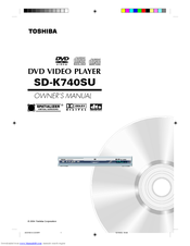 Toshiba SD-K740SUA Owner's Manual