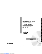 Toshiba D-R160SB Owner's Manual