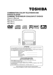 Toshiba MD19N1C Owner's Manual