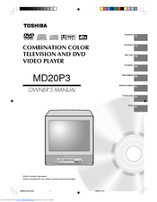 Toshiba MD20P3 Owner's Manual