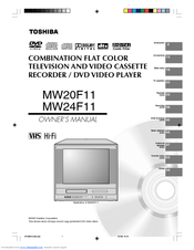 Toshiba MW24F11 Owner's Manual