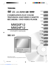 Toshiba MW24F12 Owner's Manual