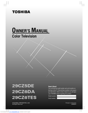 Toshiba 29CZ6DA Owner's Manual