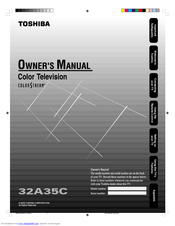 Toshiba 32A35C Owner's Manual