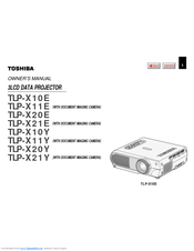 Toshiba TLP-X21E Manual