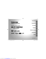 Toshiba SD-P120DTKE Owner's Manual