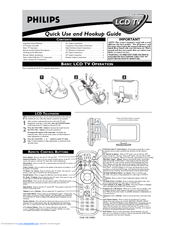 Philips 23PF9966/37 Quick Use And Hookup Manual