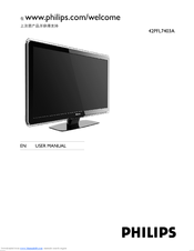 Philips 42PFL7403A User Manual