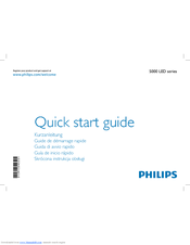 Philips 5000 LED series Quick Start Manual