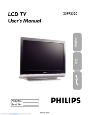 Philips 23PF5320 User Manual
