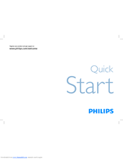 Philips 22PFL3805H Quick Start Manual