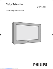 Philips 21PT5321/60 Operating Instructions Manual