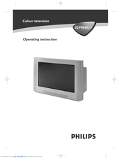 Philips 32PW4523 Operating	 Instruction
