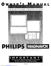 Philips Magnavox 7P4830W199 Owner's Manual