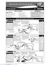 Philips 32PS61S Quick Use And Setup Manual