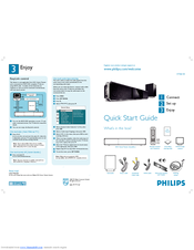 Philips HTS6100/75 Quick Start Manual