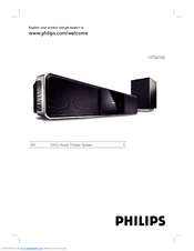 Philips HTS6100 Quick Start Manual