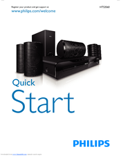 Philips HTS3560/12 Quick Start Manual