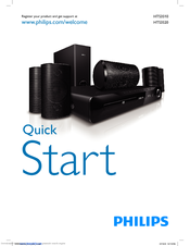 Philips HTS3510/12 Quick Start Manual