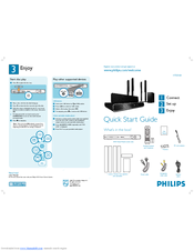 Philips HTS3568 Quick Start Manual
