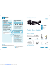 Philips HTS3566D/37B Quick Start Manual
