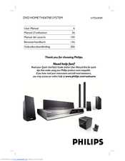 Philips HTS335W/12 User Manual