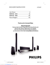 Philips HTS3357/98 User Manual